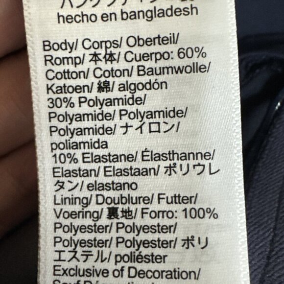 J.Crew Men's 31/32 Slim 484 Chino Pants Navy Blue NWT - Picture 12 of 14